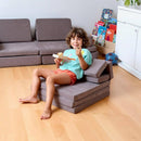 Transformable Kids Play Mat and Couch - Multipurpose Baby Play Mat and Kids Couch