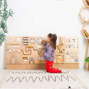 Learning Wall Panel – Montessori Busy Board for Toddlers
