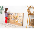 Learning Wall Panel – Montessori Busy Board for Toddlers
