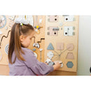 Learning Wall Panel – Montessori Busy Board for Toddlers