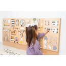 Learning Wall Panel – Montessori Busy Board for Toddlers