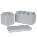 26 Jumbo Sized Single Color Modular Building Blocks Combo Pack
