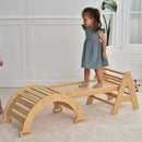 Maple Beginner Pikler Triangle and Rocker