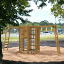 Playstar Cliff Hanger Silver Outdoor Playset