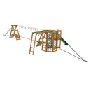 Playstar Ninja Power Tower Silver Outdoor Playset