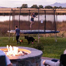 Skywalker Trampolines 13' Square Trampoline with LED Lighted Spring Pad- Navy - SWTCS13NLR