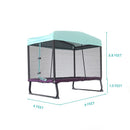 Skywalker Trampolines 6' x 4' Eeyore Rectangle Mini Trampoline