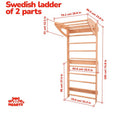 Swedish Wall Gym Set with Accessories