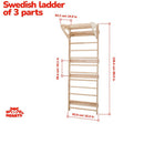 Swedish Wall Gym Set with Accessories