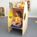 Whitney Brothers® Alone Zone - Quiet Area Private Reading Chair & Bookshelf (WB0240)