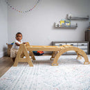Maple Beginner Pikler Triangle and Rocker