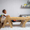 Maple Beginner Pikler Triangle and Rocker