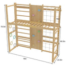 Monkey Bar Attachment – For 79 Inch Walnut Swedish Ladder