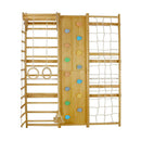 Avenlur Walnut 79" Wall Mounted Jungle Gym