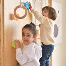 Avenlur Walnut 79" Wall Mounted Jungle Gym