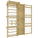 Avenlur Walnut 79" Wall Mounted Jungle Gym