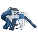 Cabin Deluxe Playhouse with Swing