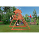 Cedar Chalet Wooden Swing Set