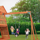 Cedar Chalet Wooden Swing Set