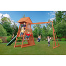 Cedar Chalet Wooden Swing Set