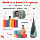 Wood and Hearts Climbing Wall Playground