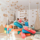 Wood and Hearts Climbing Wall Playground
