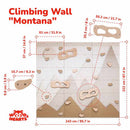 Wood and Hearts Climbing Wall Playground