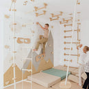 Wood and Hearts Climbing Wall Playground