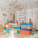 Wood and Hearts Climbing Wall Playground