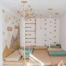 Wood and Hearts Climbing Wall Playground