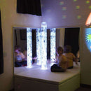 Interactive LED Bubble Tube Corner