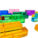 Green Elephant Rainbow Lucite Building Blocks - 50 Piece Set