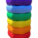 Green Elephant Rainbow Stepping Stones - 6 Piece Set