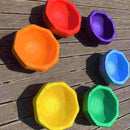 Green Elephant Rainbow Stepping Stones - 6 Piece Set