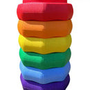 Green Elephant Rainbow Stepping Stones - 6 Piece Set