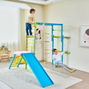 Grove Foldable Indoor Jungle Gym - Wall Mounted Rainbow