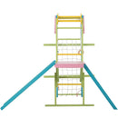 Grove Foldable Indoor Jungle Gym - Wall Mounted Rainbow