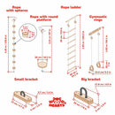 Wood and Hearts Indoor Play Gym