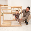 Wood and Hearts Indoor Jungle Gym