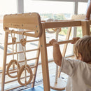 Wood and Hearts Indoor Jungle Gym