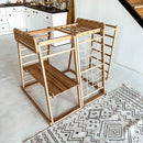 Wood and Hearts Indoor Jungle Gym