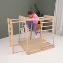 Wood and Hearts Indoor Jungle Gym