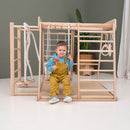 Wood and Hearts Indoor Jungle Gym