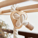 Wood and Hearts Indoor Jungle Gym