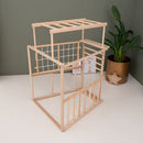 Wood and Hearts Indoor Jungle Gym
