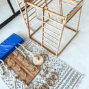Wood and Hearts Indoor Jungle Gym