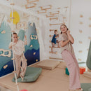 Kids Climbing Ropes