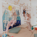 Kids Climbing Ropes