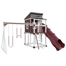 Kingdom Lodge Playhouse with Slide and Swing
