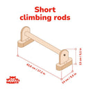 Wood and Hearts Monkey Bars Kit